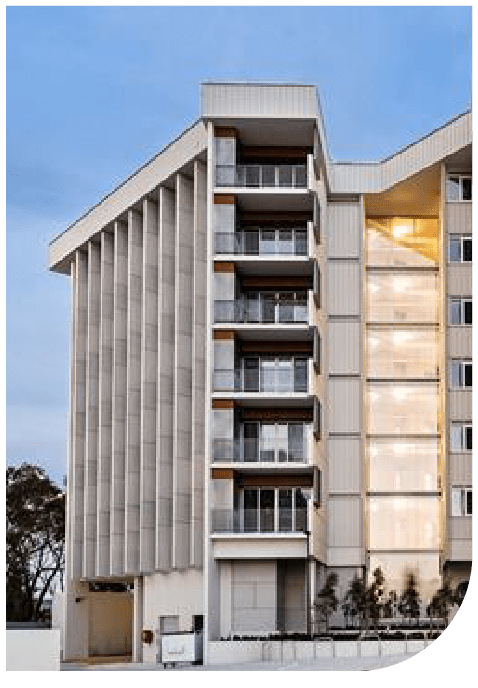 Powerhaus Services Large solar passive apartment building with energy efficiency consulting