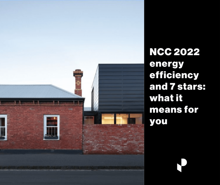 Image of an old house with a modern extension meeting 7 stars energy efficiency.