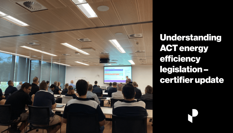 Image of ACT Government building reform team meeting with building certifiers and Powerhaus to discuss implementation of NCC 2022
