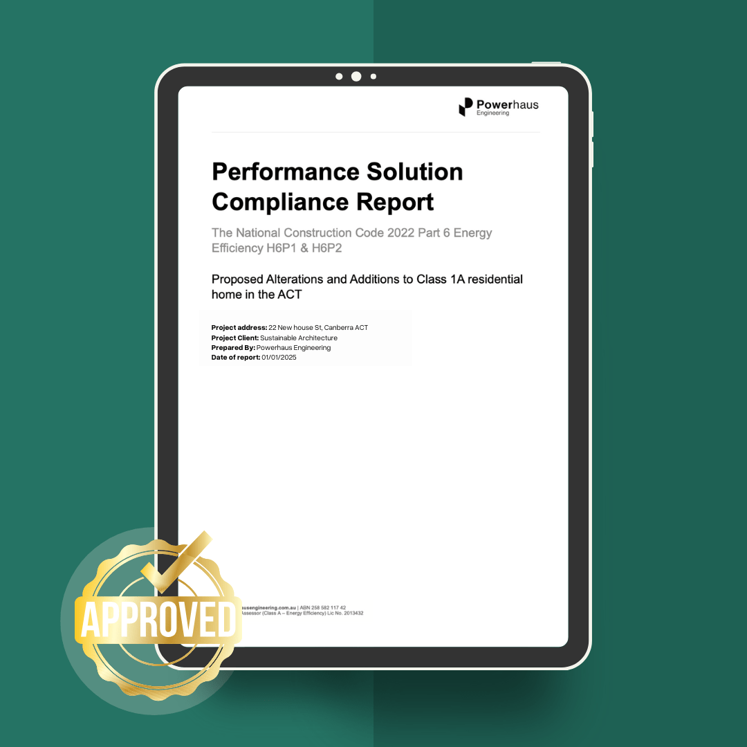 Image shows the front page of a Performance Solution report with a gold seal of approval.